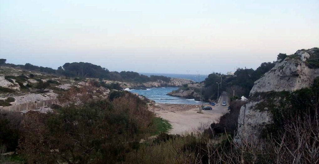 Immagine fotografica di una porzione del litorale della Provincia di Lecce