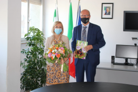 Prefetto di Brindisi con il Dg Vito Bruno ed Annam