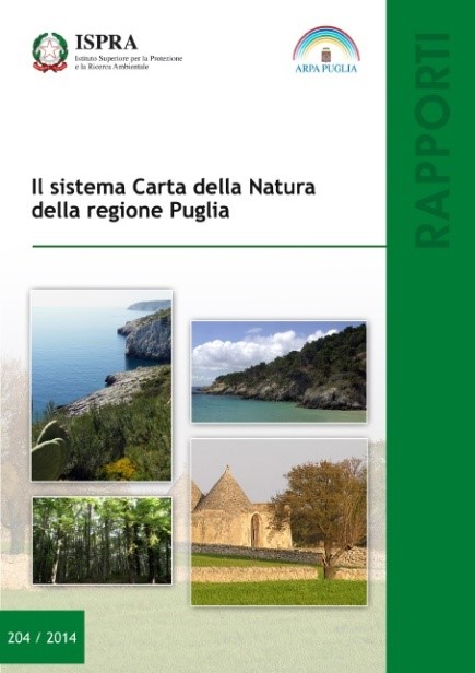 Copertina Carta Natura Puglia